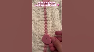 #taylorswift :: unbox my lover cardigan!! 💗 #fyp #shorts