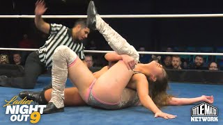 Rok-C (Roxanne Perez in NXT) vs Heather Monroe - Ladies Night Out 9