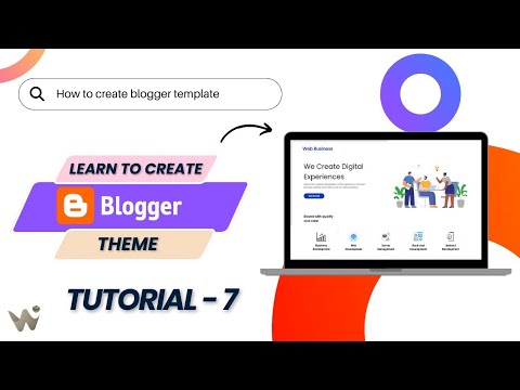 how to create blogger template tutorial 7 - Grid design service section ...