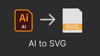 How to convert any .ai file to .svg easily  form web browser (without any software)