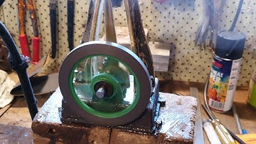 Clarkson vertical steam engine