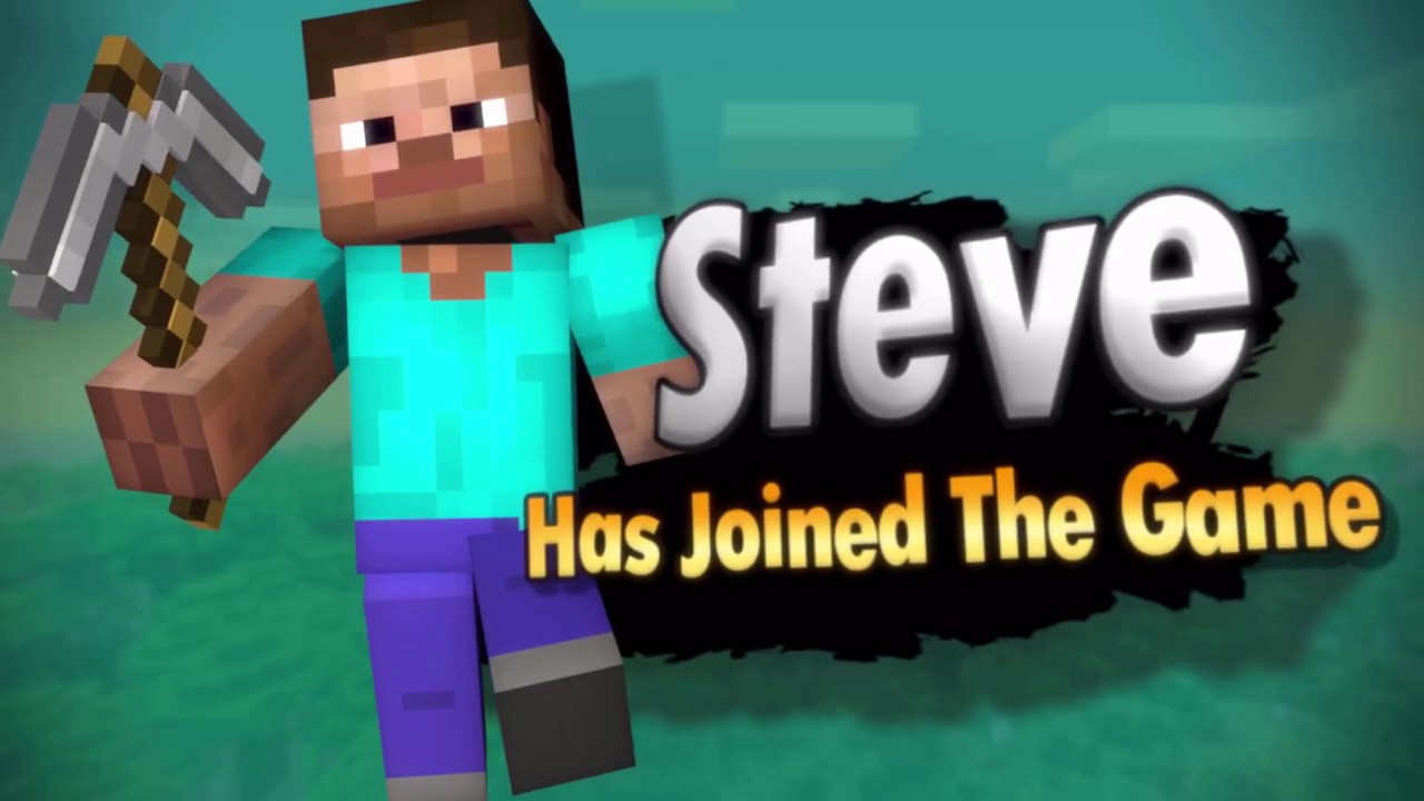 Super Smash Bros. Ultimate - Official Minecraft Steve Reveal Trailer 