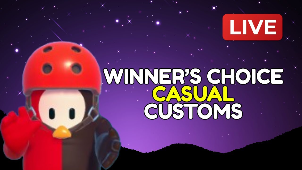 🔴 THIS IS FALL GUYS CUSTOMS HAPPENING LIVE RIGHT NOW 🔴