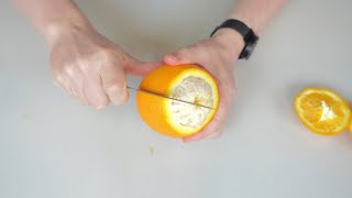 How To Peel An Orange The Easy Way by Mad Scientist 907 views 3 years ago 1 minute, 25 seconds