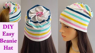 💖 Sewing Tips | Make This Beanie Hat in 5 Minutes | 100% Profitable Business | No Pattern | Gorro