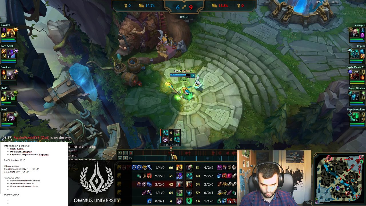 Coaching Individual League of Legends #6 - Pelorrosen