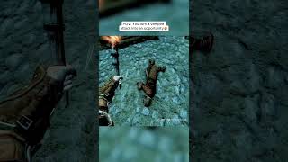 Making the most of random vampire attack victims in Skyrim!