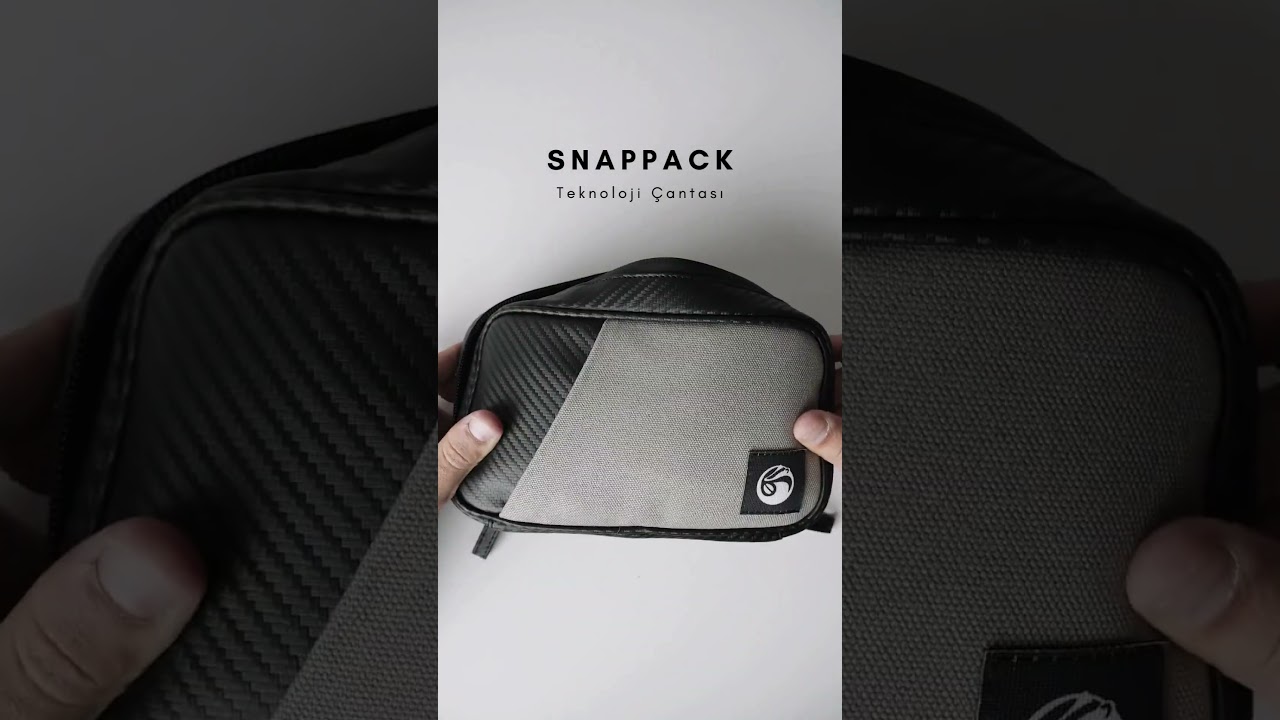SnapPack Teknoloji Çantası! Kolayca Taşı.