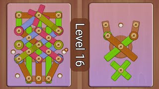 Wood Nuts & Bolts Puzzle Level 16 Solved News
