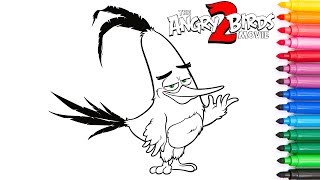 Angry Birds 2 .Drawing and coloring  for kids .Chuck . screenshot 5