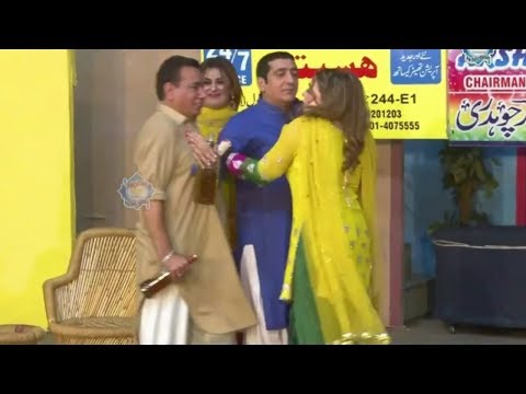 zafri-khan-and-nasir-chinyoti-with-khushboo-and-laila-new-stage-drama-2020-full-comedy-clip-2020