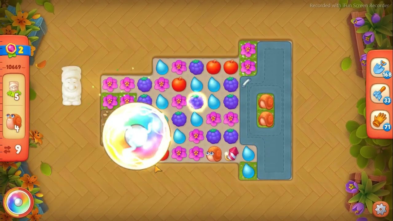 Gardenscapes Level 10669 (Hard) No Boosters