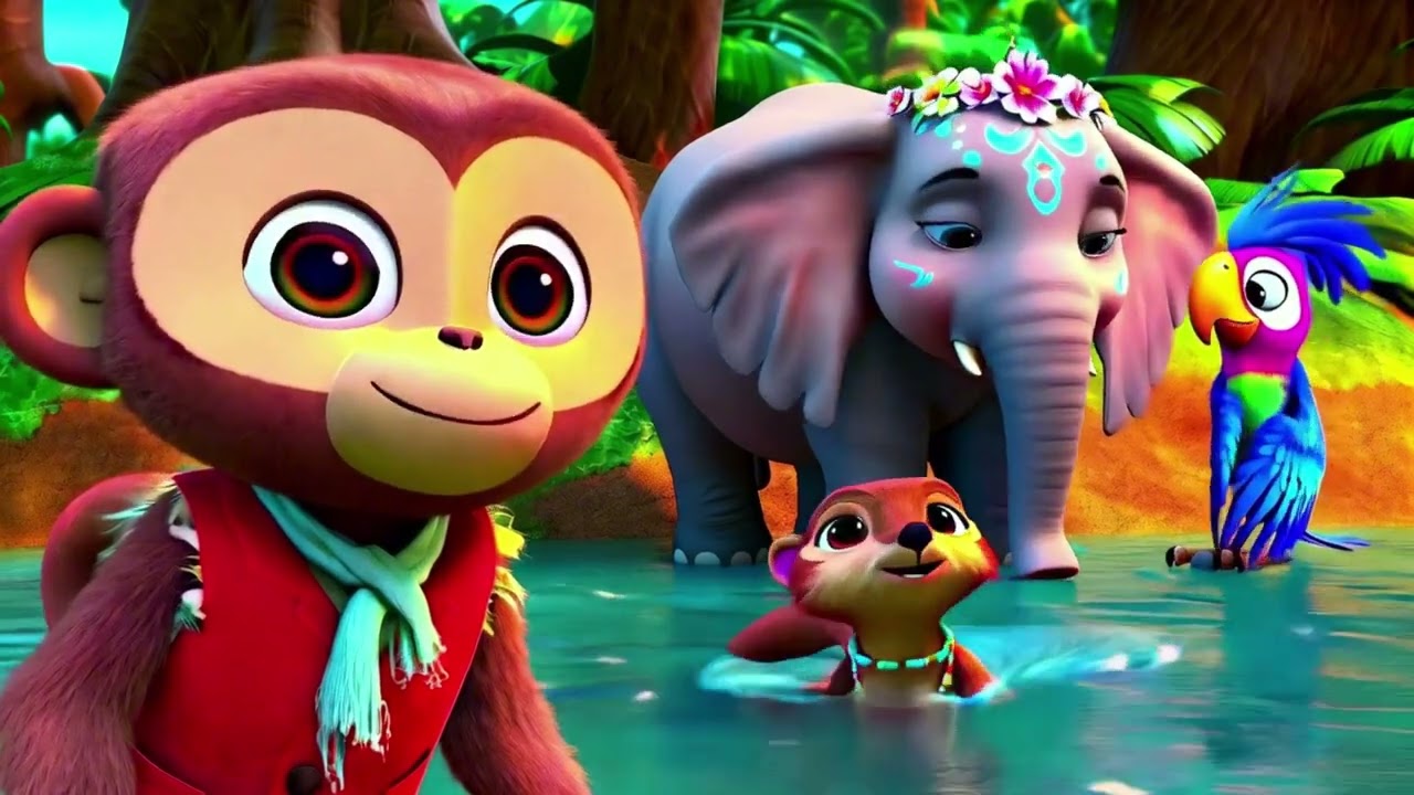 A Musical Jungle Adventure Awaits - Explore the Jungle with These Animal Friends
