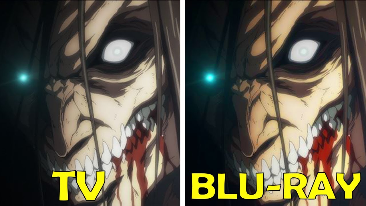 Attack On Titan Tv Vs Blu Ray