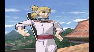 Naruto Clash of Ninja revolution mode 4 players playing as Temari