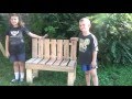 How we made a Kids pallet bench How we made a Kids pallet bench