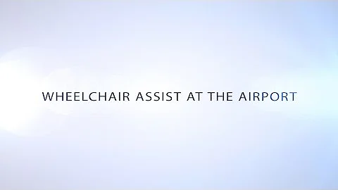 Wheelchair Assist at the Airport