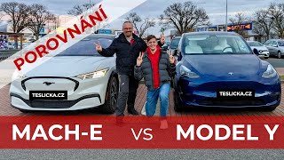 FORD Mach-E vs TESLA MODEL Y KOMPLETNí SROVNÁNÍ | BACINA.TV