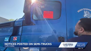 Cape Coral enforces truck parking rules, drawing concerns from drivers and residents