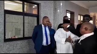 ⁣Doyin Okupe’s lawyer warned security not to harass his client was convicted of money laundering