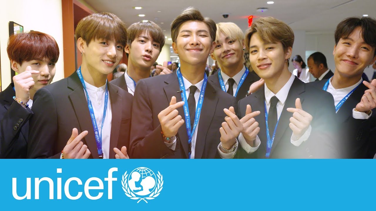 Jungkook speaks at U.N.