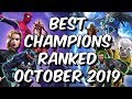 Best Champions Ranked October 2019 - Seatin's Tier List - Marvel Contest of Champions