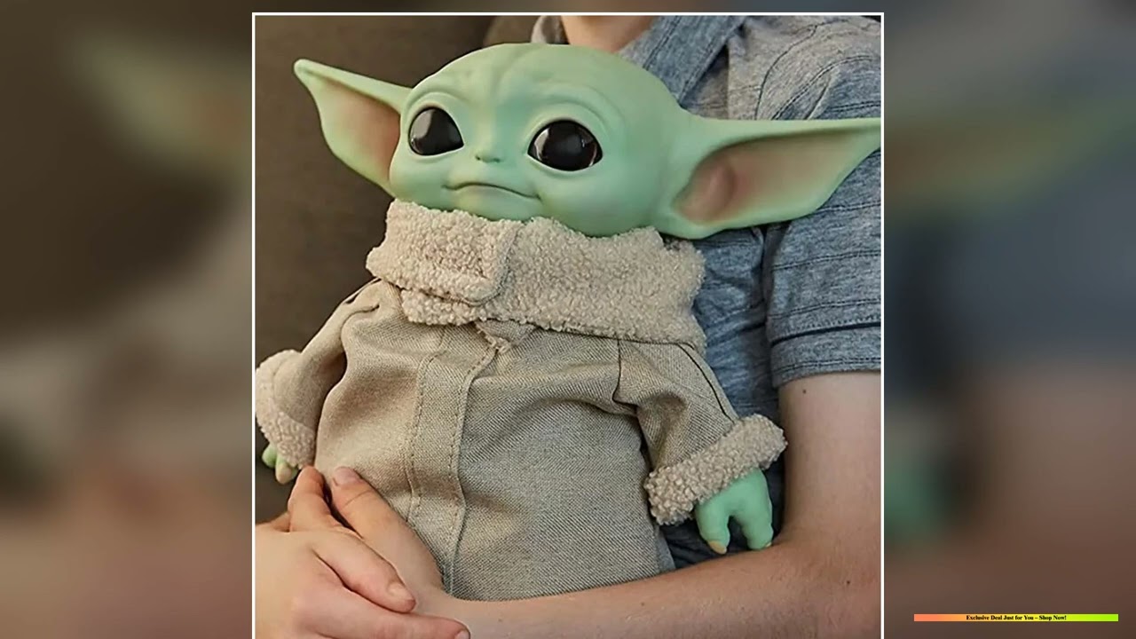 28cm Disney Star Wars Baby Yoda Child Anime Stuffed Action Figure Toys Cute Yoda Doll For Children