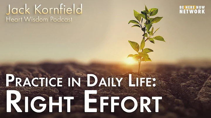 Jack Kornfield on Practice in Daily Life: Right Effort - Heart Wisdom Ep. 164