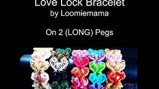 Love Lock Bracelet on 2 Pegs