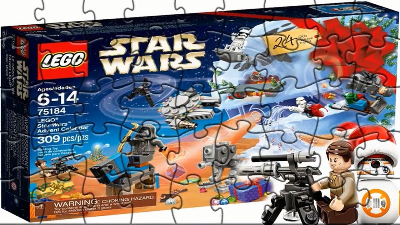 ЛЕГО Звездные Войны Новогодний календарь Собираем Пазл LEGO 75184 Puzzle Game
