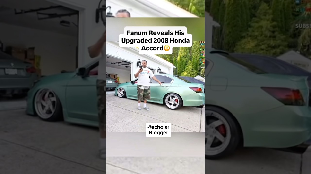 Fanum Reveals His Upgraded 2008 Honda Accord 