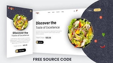 Create Responsive Restaurant Website Using HTML CSS