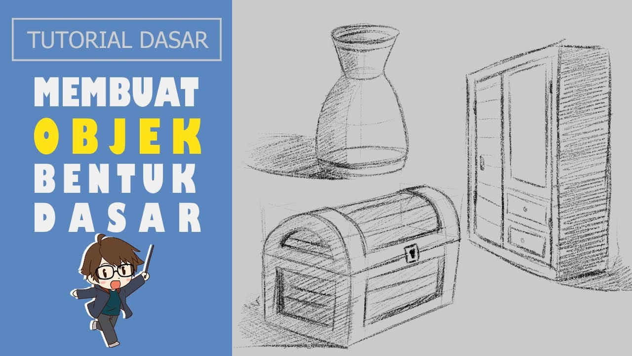 Objek Simple Membuat Objek Bentuk dasar - YouTube