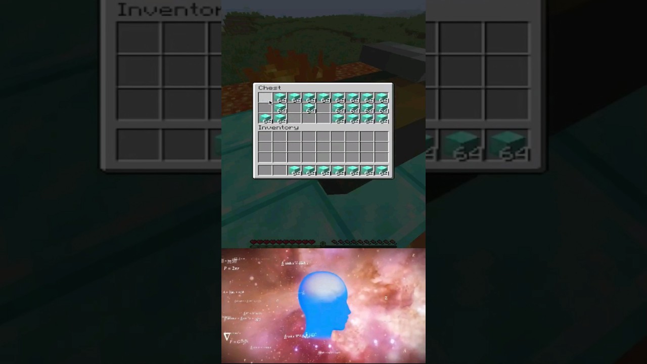 -100 IQ vs 696 IQ..(Worls Smallest Violin)(Big brain) #shorts #gaming #minecraft #trap
