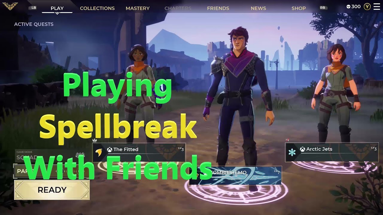 Playing Spellbreak With Friends