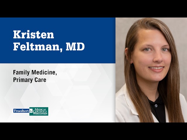 Watch Dr. Kristen Feltman, family medicine physician on YouTube.