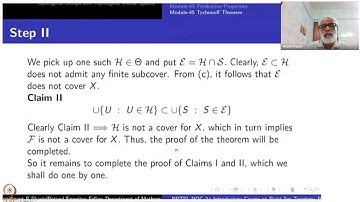 Week 9 : Chapter III- Smallness Properties of Topological Spaces : Lecture 46