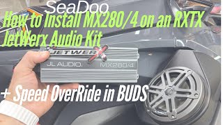 SeaDoo // How to Install JL MX280 Amplifier on an RXTX - JetWerx + Speed Override