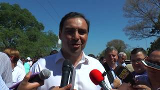GENERAL PAZ - BERON DE ASTRADA: VALDES INAUGURO RIPIO JUNTO A ETCHEVEHRE