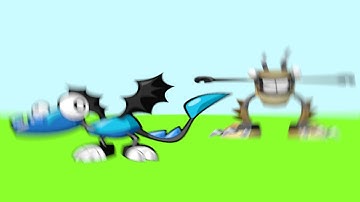 Footi accidentally steps on flurr