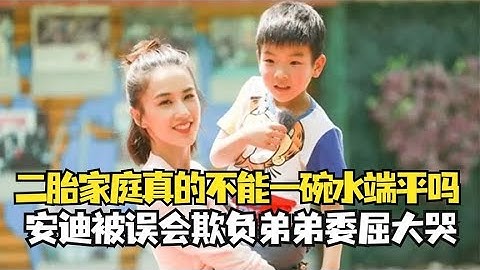 二胎家庭真的不能一碗水端平吗？安迪被误会欺负弟弟，敏感又自卑