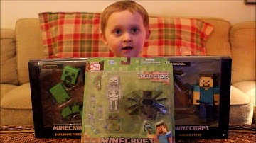 NEW MINECRAFT!!! | EXPLODING CREEPER!! | MINING STEVE! | SPIDER JOCKEY! | rahrahs.review