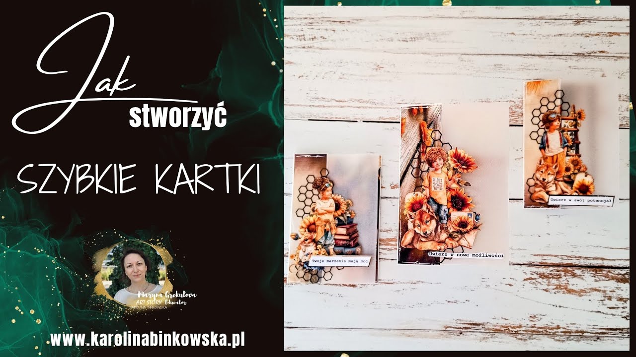 Z szuflady do koperty, szybkie kartki – From drawer to envelope, quick cards