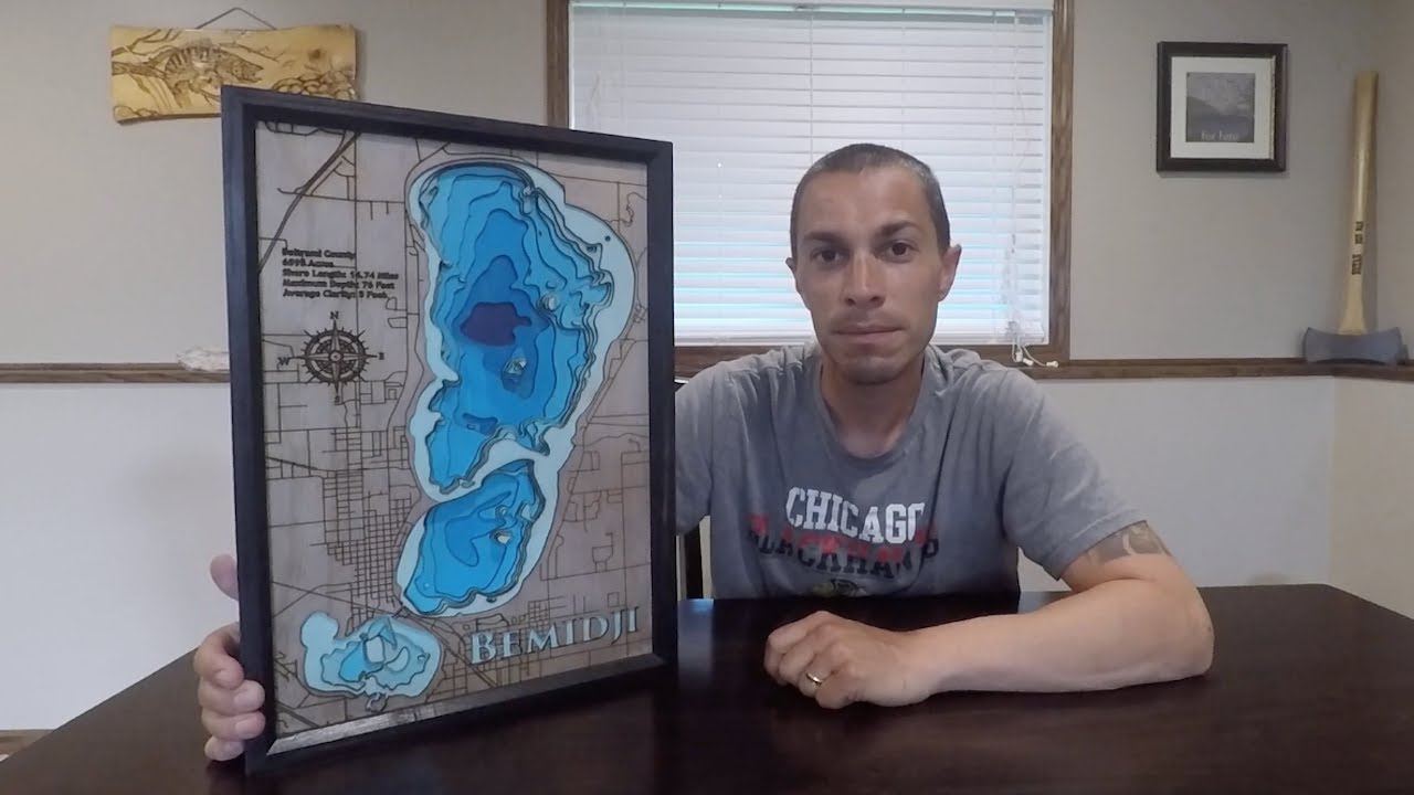 3D CONTOUR LAKE MAPS By Horn Dog Maps YouTube