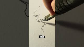 How to draw open mouth from side || Jmarron