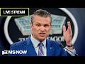 LIVE: Defense Secretary Hegseth holds briefing on Iran war