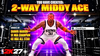 This 6’ 7” 2-WAY MIDDY ACE + LEGEND GLOVE CAN DO IT ALL In NBA 2K27!
