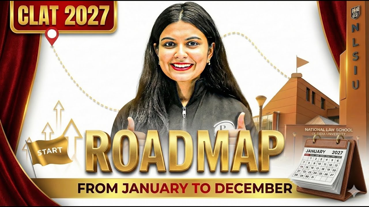 CLAT 2027 Preparation Plan 📅 | Month-Wise Roadmap (Jan–Dec) | CLAT 2027 Complete Strategy & Roadmap