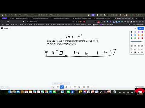 2161  Partition Array According to Given Pivot