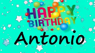 Happy Birthday To Antonio - Birthday Wish From Birthday Bash